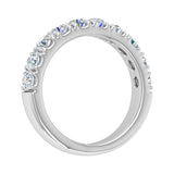 1 Carat Diamond Wedding Band Ring in Gold - IGI Certified