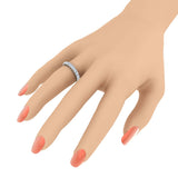 1 Carat Diamond Wedding Band Ring in Gold - IGI Certified