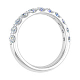 1 Carat Diamond Wedding Band Ring in Gold - IGI Certified