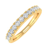 1/2 Carat Round Diamond Wedding Band Ring in Gold