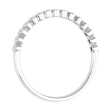 0.08 Carat Diamond Wedding Band Ring in Gold