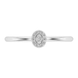 Gold Cluster Diamond Flexi Promise Ring (0.04 Carat) - IGI Certified