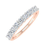 1/2 Carat Round Diamond Wedding Band Ring in Gold