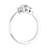 1/3 Carat Diamond 3-Stone Diamond Engagement Ring in Gold