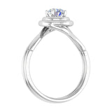1/2 Carat 4-Prong Set Diamond Solitaire Engagement Ring in Gold - IGI Certified