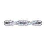 0.15 Carat Diamond Wedding Band Ring in Gold