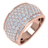 2 Carat Diamond Wedding Band Ring in Gold