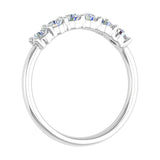 1/2 Carat 6-Stone Diamond Wedding Band Ring in Gold