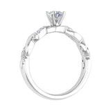 0.47 Carat Diamond Twisted Engagement Ring in Gold