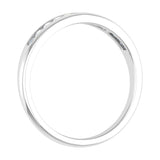 1/4 Carat Channel Set Round Diamond Wedding Band Ring in Gold