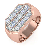 1 Carat Men's Diamond Wedding Band Ring in Gold