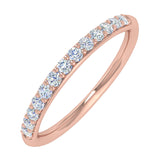1/5 Carat Diamond Wedding Band Ring in Gold