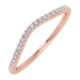 0.14 Carat Diamond Wedding Anniversary Ring in Gold