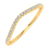 0.14 Carat Diamond Wedding Anniversary Ring in Gold