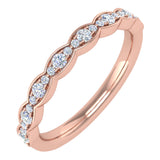 1/5 Carat Diamond Wedding Band Ring in Gold