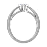 0.15 Carat Cluster Prong Set Diamond Ring in Gold - IGI Certified