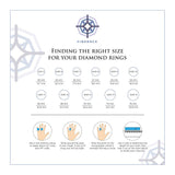 Diamond Halo Ring in Gold (0.40 cttw) - IGI Certified