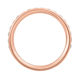 3/4 Carat Diamond Unisex Wedding Band Ring in Rose Gold