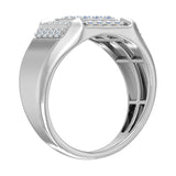 3/4 Carat Men's Diamond Wedding Band Ring in 10K Gold