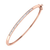 1/2 Carat Diamond Bangle Bracelet in Gold