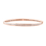 3/4 Carat Diamond Bangle Bracelet in Gold