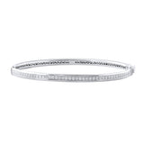 3/4 Carat Diamond Bangle Bracelet in Gold