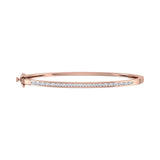 1/2 Carat Diamond Bangle Bracelet in Gold (7 Inch)