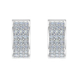 1/2 Carat Diamond Huggies Earrings in Gold - IGI Certified