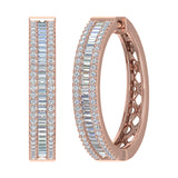 1 Carat Diamond Hoop & Huggies Earrings in Gold