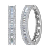 1 Carat Diamond Hoop & Huggies Earrings in Gold