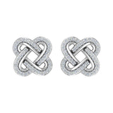 1/3 Carat Diamond Stud Earrings in Gold - IGI Certified