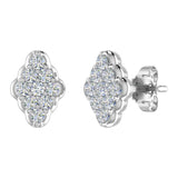 1/4 Carat Diamond Stud Earrings in Gold - IGI Certified