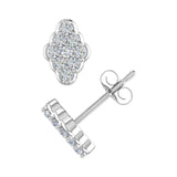 1/4 Carat Diamond Stud Earrings in Gold - IGI Certified