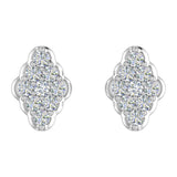 1/4 Carat Diamond Stud Earrings in Gold - IGI Certified