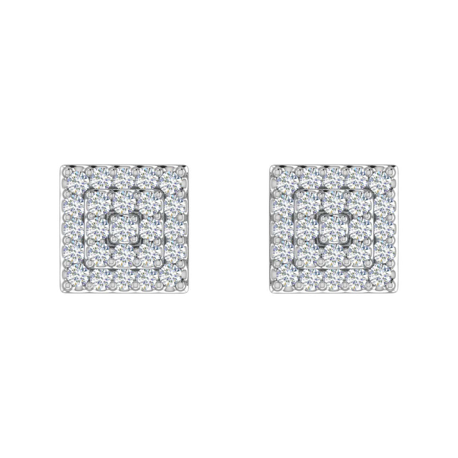 1/5 Carat Diamond Stud Earrings in Gold - IGI Certified