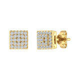 1/5 Carat Diamond Stud Earrings in Gold