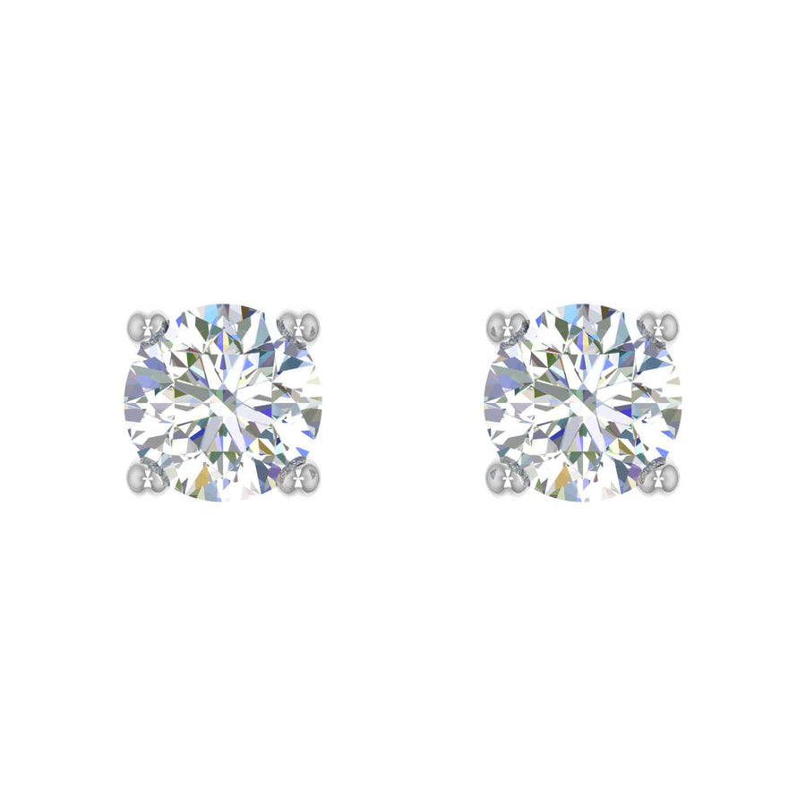 1/5 Carat 4-Prong Diamond Stud Earringsin Gold