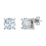 1 Carat Diamond Stud Earrings in Gold-ER-03548-0100-I2I3J-14KW-Preview 3
