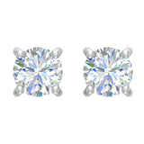 1 Carat Diamond Stud Earrings in Gold-ER-03548-0100-I2I3J-14KW-Thumbnail 3