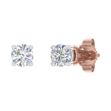 1/5 Carat Diamond Stud Earrings in Gold