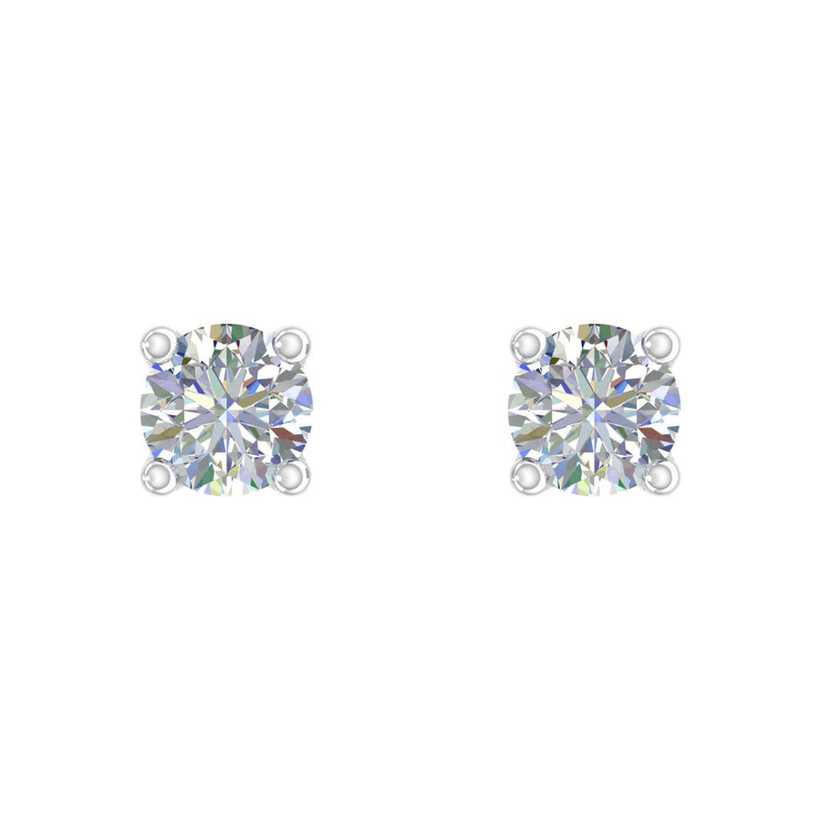 1/5 Carat Diamond Stud Earrings in Gold