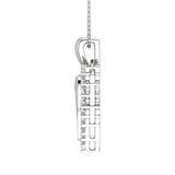 1/4 Carat Diamond Heart Pendant Necklace in Gold (Silver Chain Included) - IGI Certified