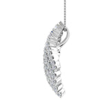1/2 Carat Diamond Pendant Necklace in Gold (Silver Chain Included) - IGI Certified