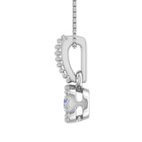 1/5 Carat Solitaire Diamond Pendant Necklace in Gold (Included Silver Chain) - IGI Certified