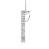 3/4 Carat Diamond Heart Pendant Necklace in Gold (Silver Chain Included) IGI Certified - IGI Certified
