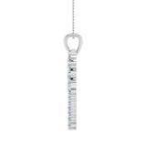 1 Carat Diamond Heart Pendant Necklace in Gold (Silver Chain Included) - IGI Certified
