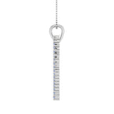 1/2 Carat Diamond Heart Pendant Necklace in Gold (Silver Chain Included) - IGI Certified