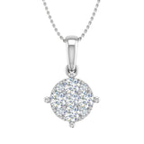 0.35 Carat Diamond Solitaire Pendant in Gold (Silver Chain Included) - IGI Certified
