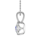 3/4 Carat Diamond Solitaire Pendant Necklace in Gold (Included Silver Chain) -Preview 11
