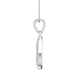 1/4 Carat Diamond Drop Pendant Necklace in Gold (Silver Chain Included)